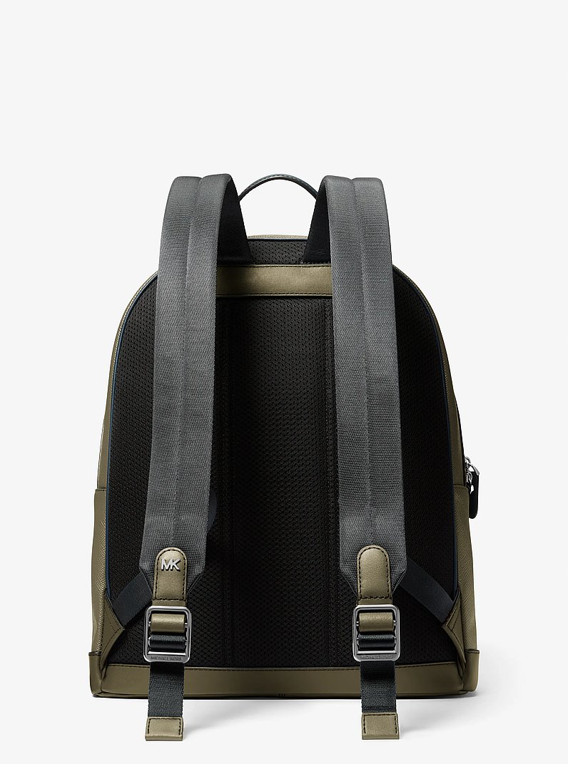 Sac &agrave; dos Edison en cuir in VERT SAFARI | Michael Kors
