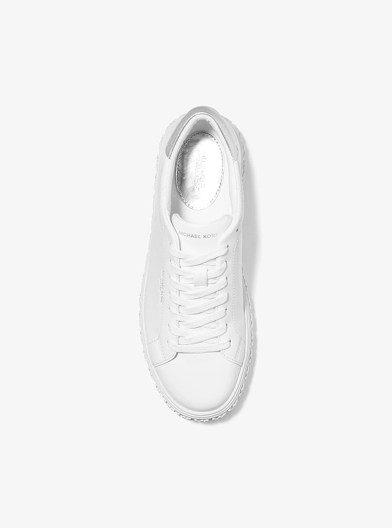 Grove Leather Sneaker in OPTIC WHITE | Michael Kors