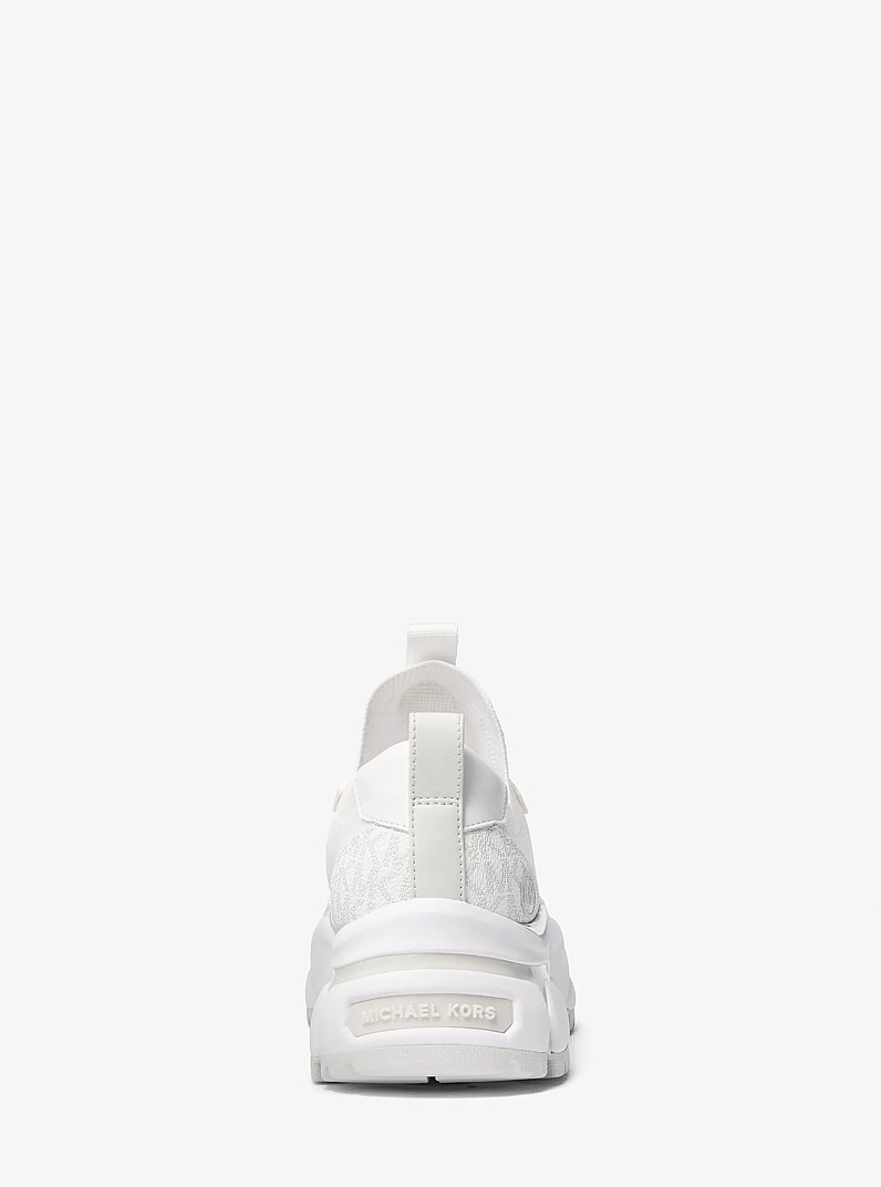 Darius Mixed-Media Trainer in BRIGHT WHT | Michael Kors