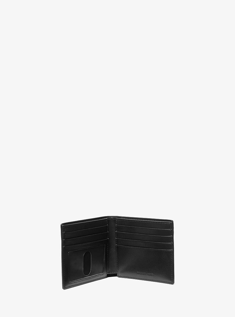 Hudson Signature Logo Billfold Wallet in BRIGHT WHT | Michael Kors