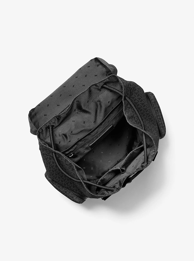 Hudson Logo Backpack in BLACK | Michael Kors