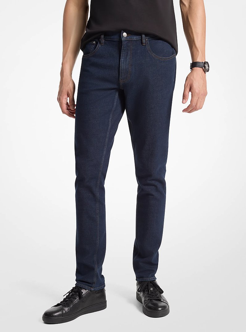 Jeans Parker aus Stretch-Denim in RINSE | Michael Kors