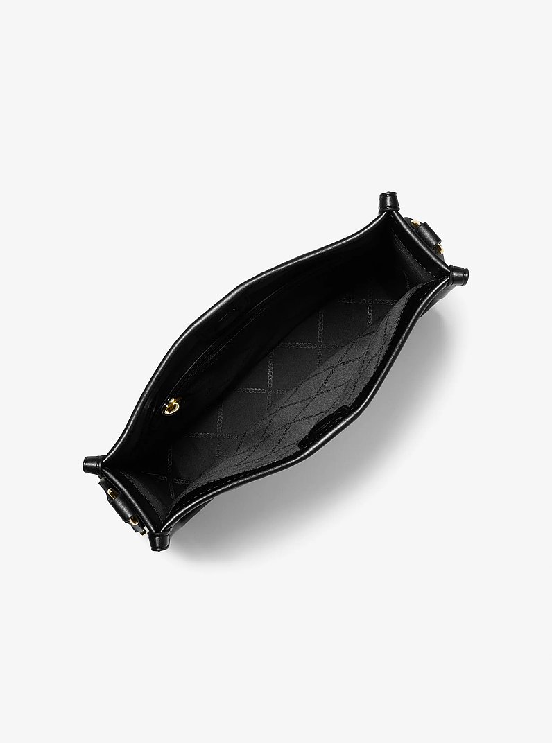 Luisa Large Signature Logo Messenger Bag