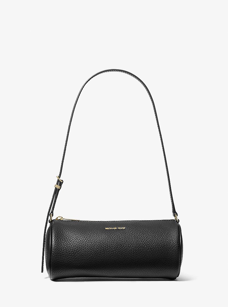 Ashton Small Barrel Pochette in BLACK | Michael Kors
