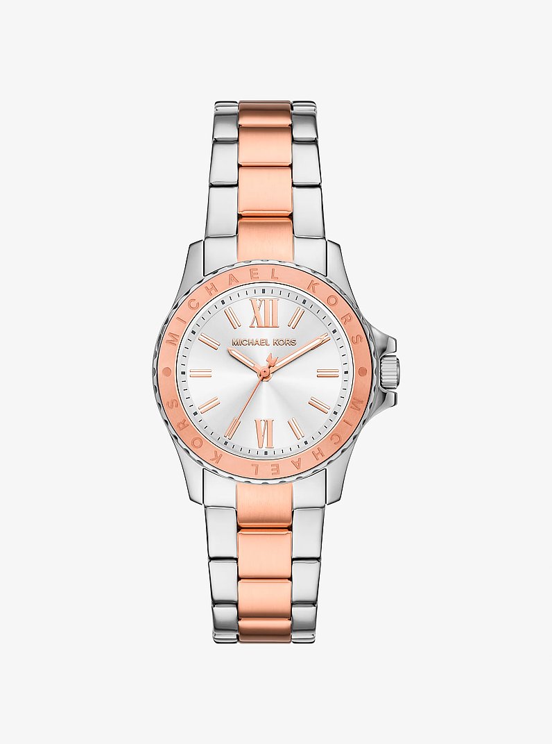 Mini Everest Two-Tone Watch in ROSE GOLD | Michael Kors
