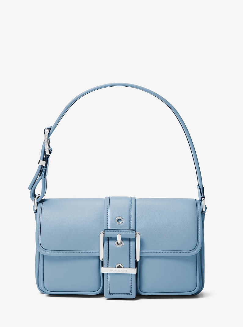 Colby Medium Leather Shoulder Bag in CHAMBRAY | Michael Kors