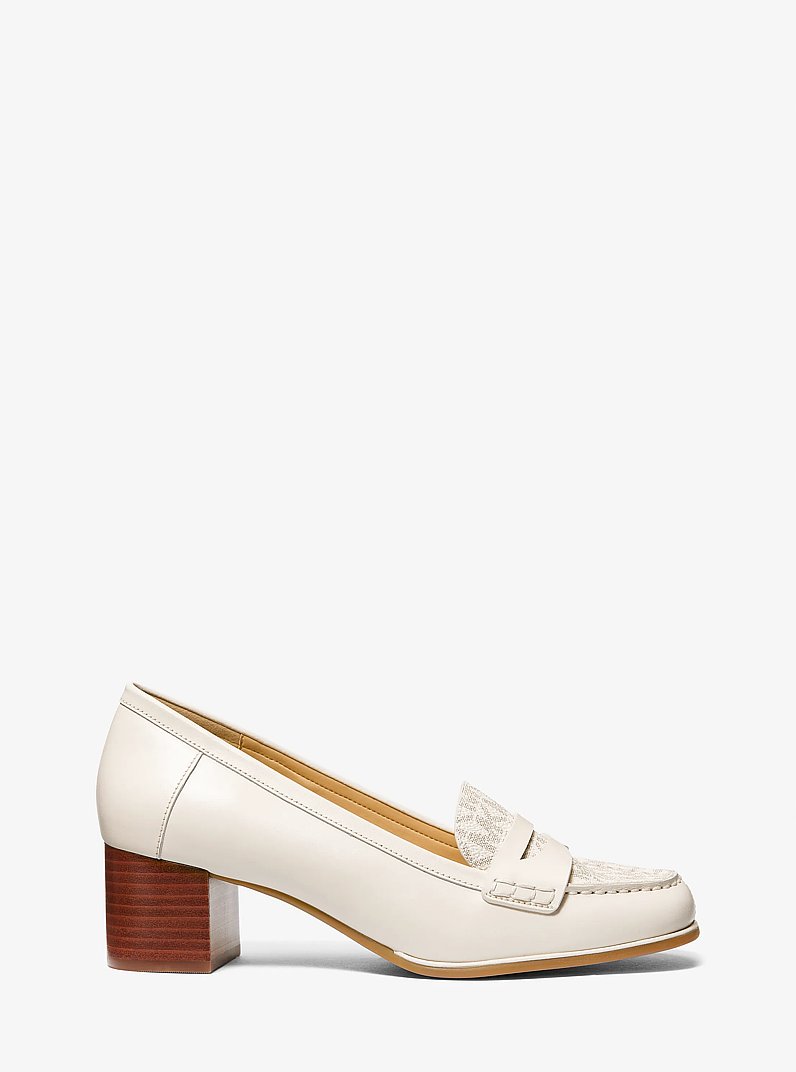 Escarpin Frances Flex en cuir &agrave; logo