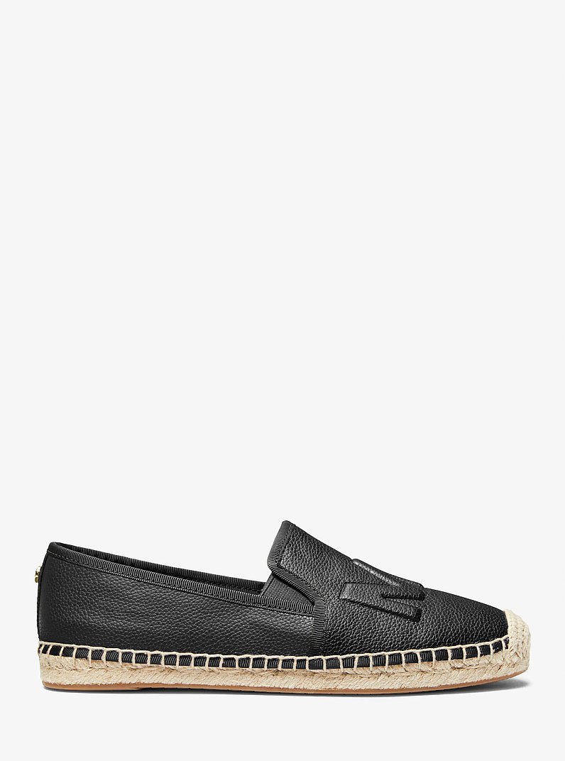 Hastings Logo Slip-On Espadrille in BLACK | Michael Kors