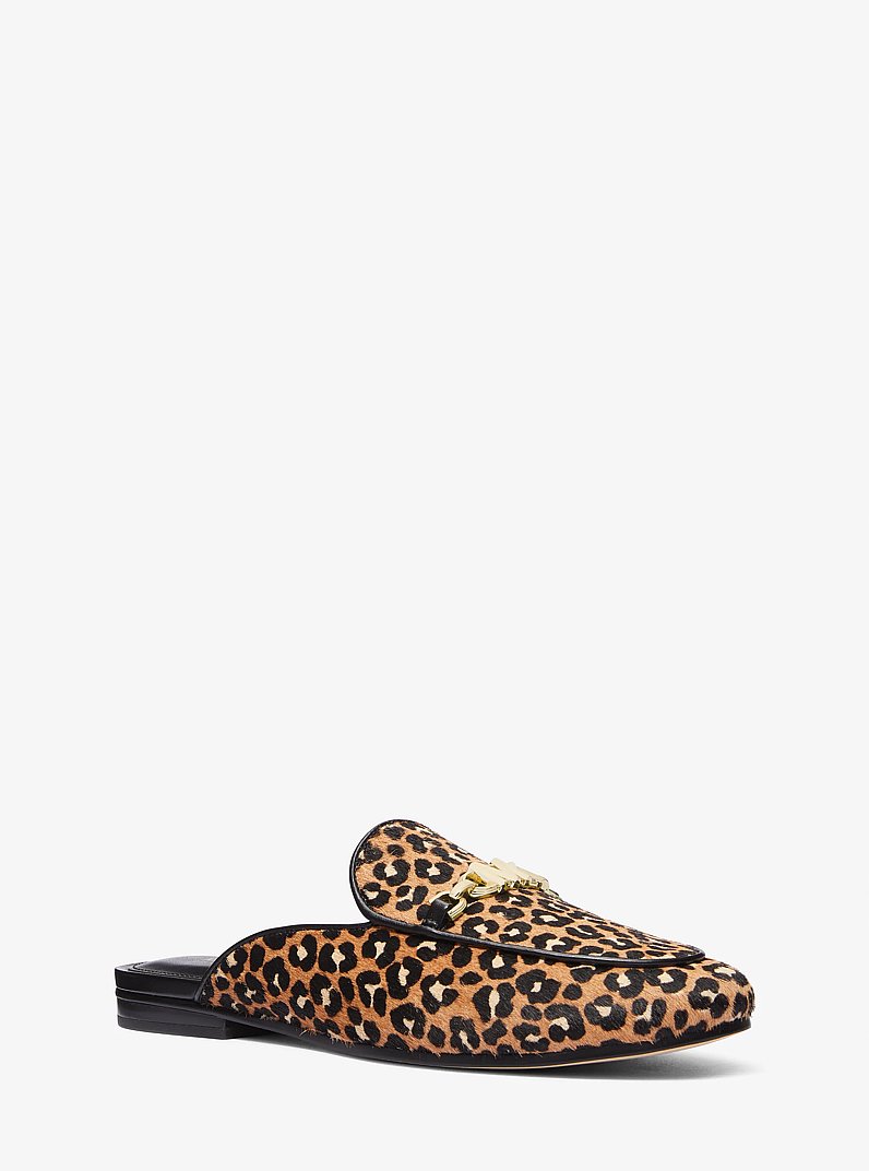 Tiffanie Leopard Print Calf Hair Mule