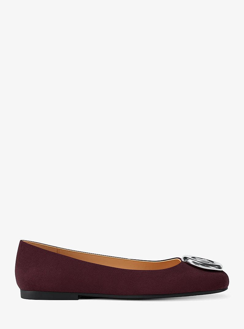Milan Suede Ballet Flat in OXBLOOD | Michael Kors