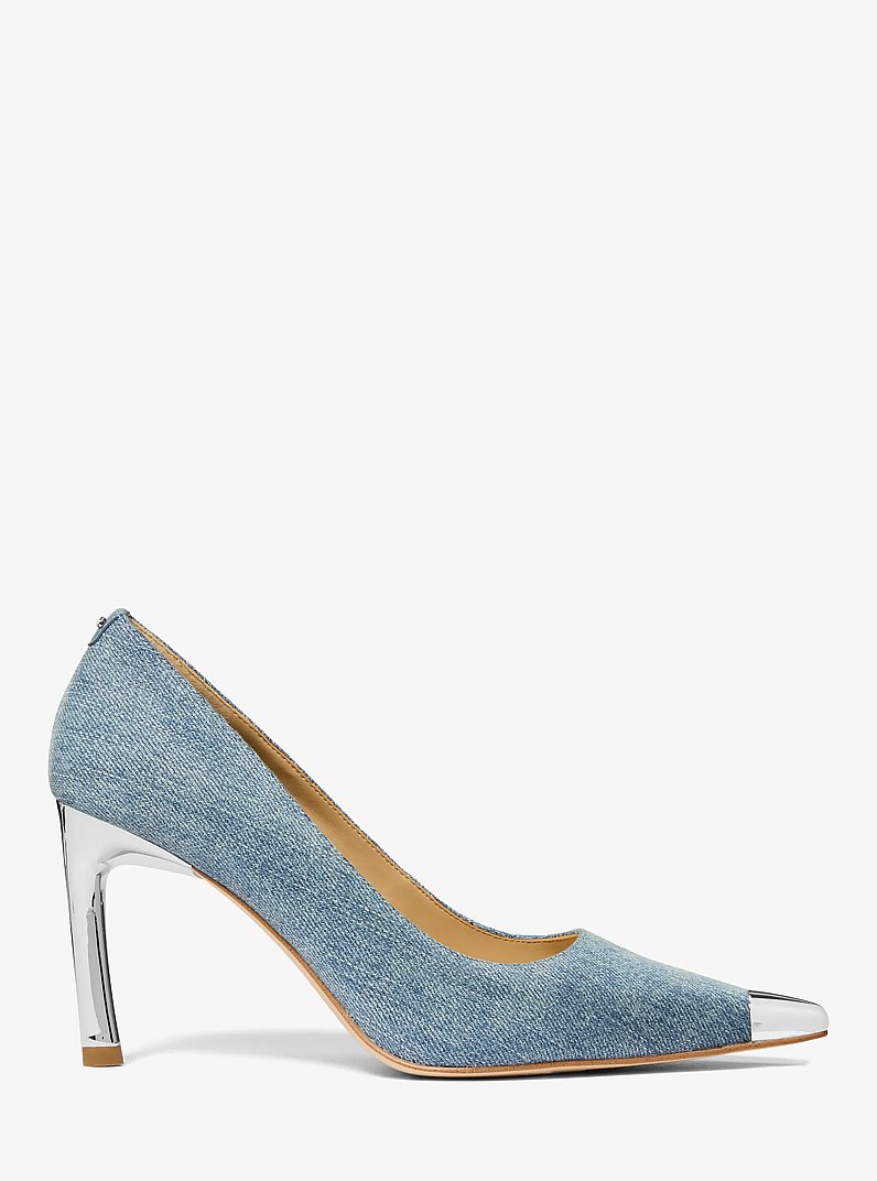 Kasia Denim Pump in NEW HRZN WSH | Michael Kors