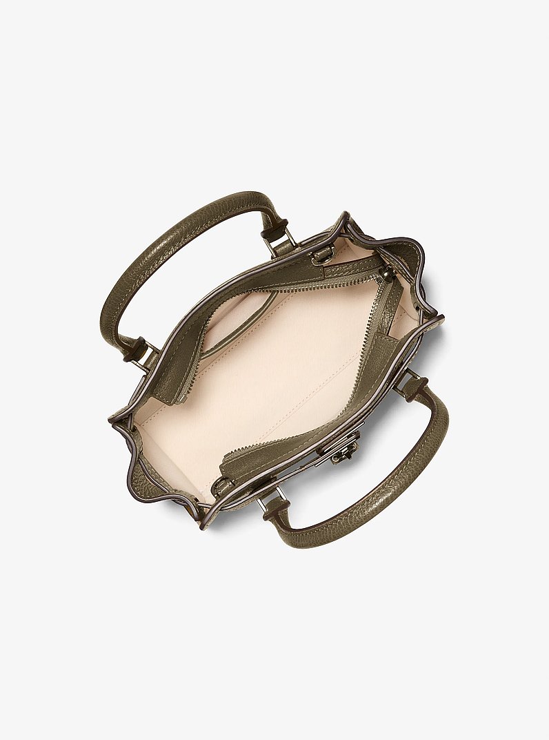 Bandolera Hamilton Moderne extrapeque&ntilde;a de piel in LODEN | Michael Kors