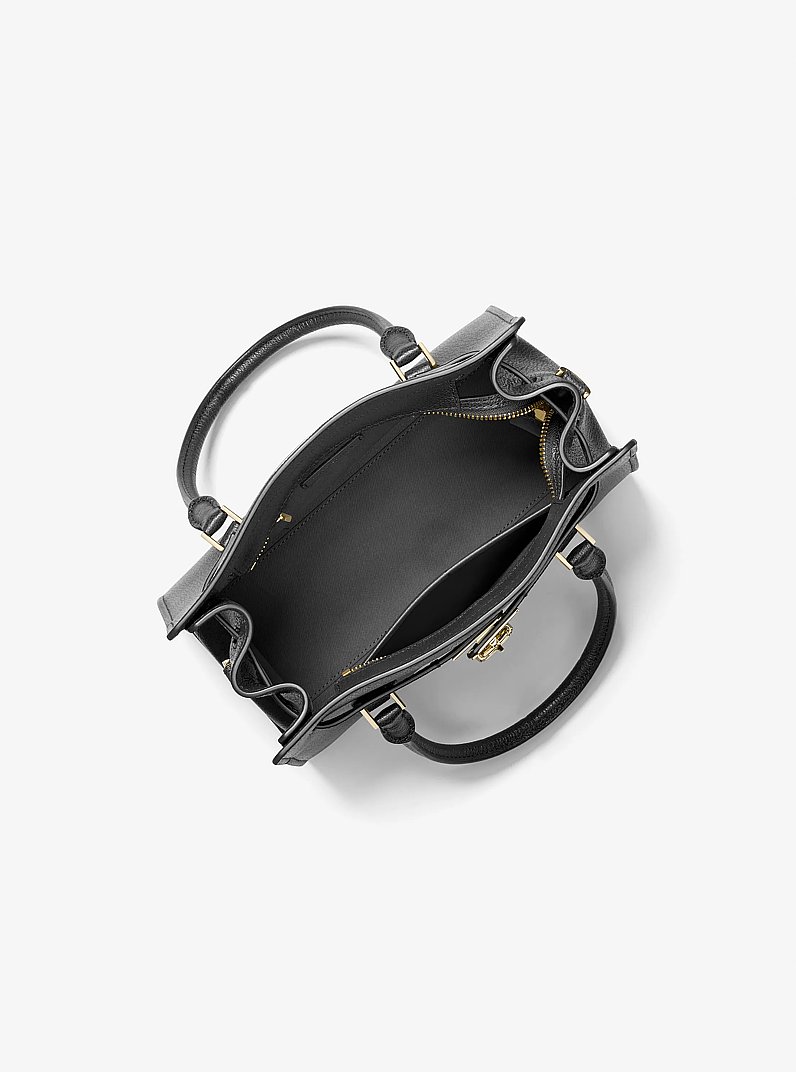 Umh&auml;ngetasche Hamilton Moderne Small aus Leder in SCHWARZ | Michael Kors
