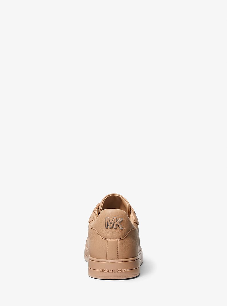 Keating Leather Sneaker in CAMEL | Michael Kors