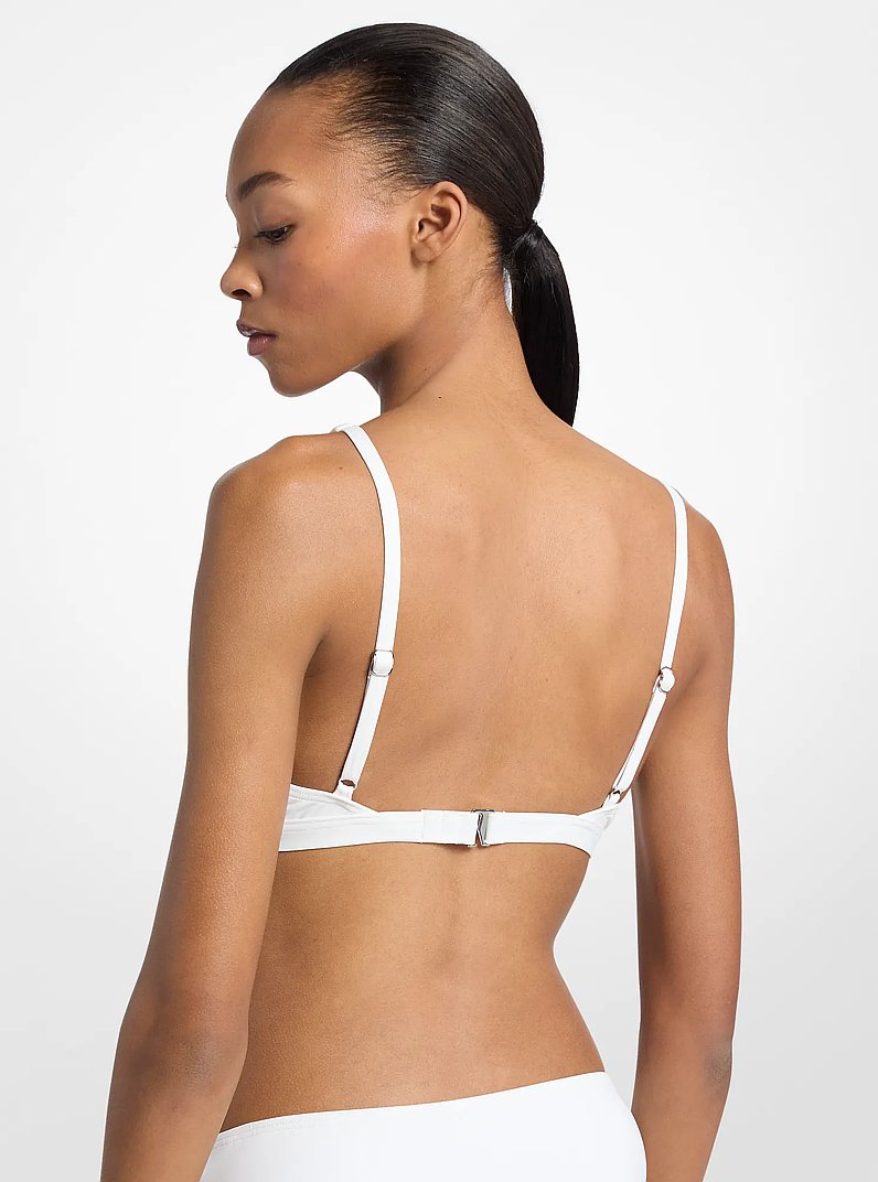 Triangel-Bikinitop in WEISS | Michael Kors