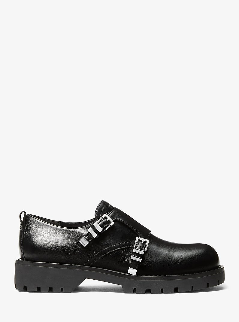 Darrington Leather Loafer in BLACK | Michael Kors