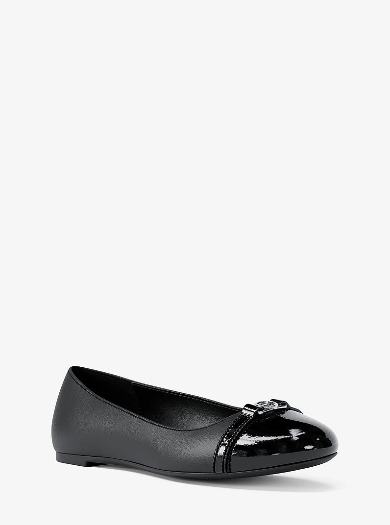 Mandy Leather Moccasin in BLACK | Michael Kors