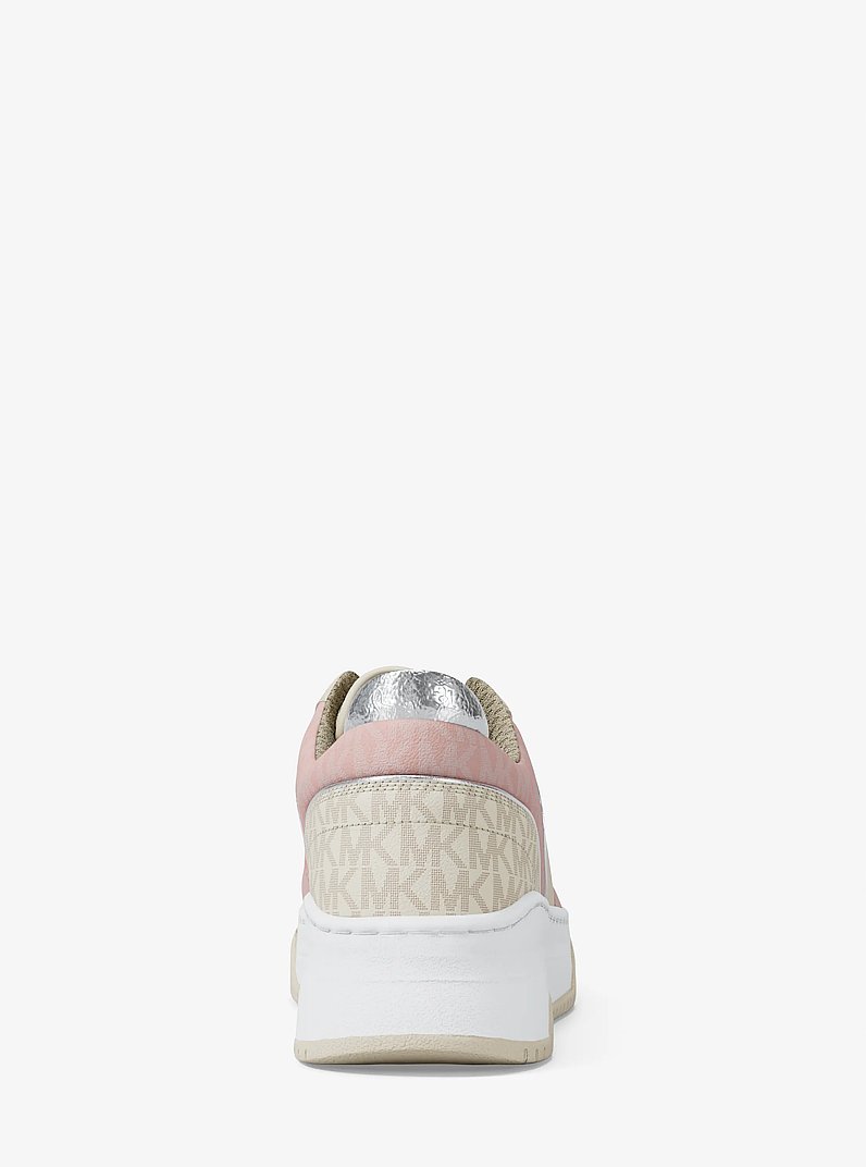 Lexi Mixed-Media Sneaker in POWDER BLUSH | Michael Kors
