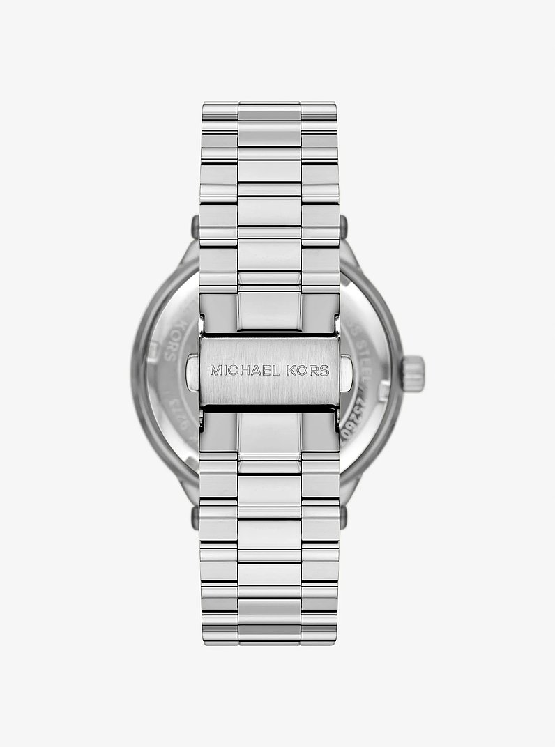 Oversized Billie Silver-Tone Watch  in SILVER | Michael Kors