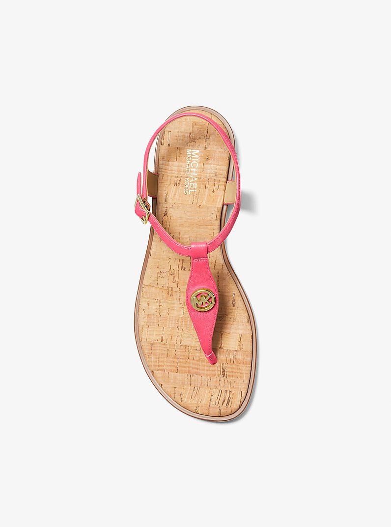 Mallory Leather T-Strap Sandal