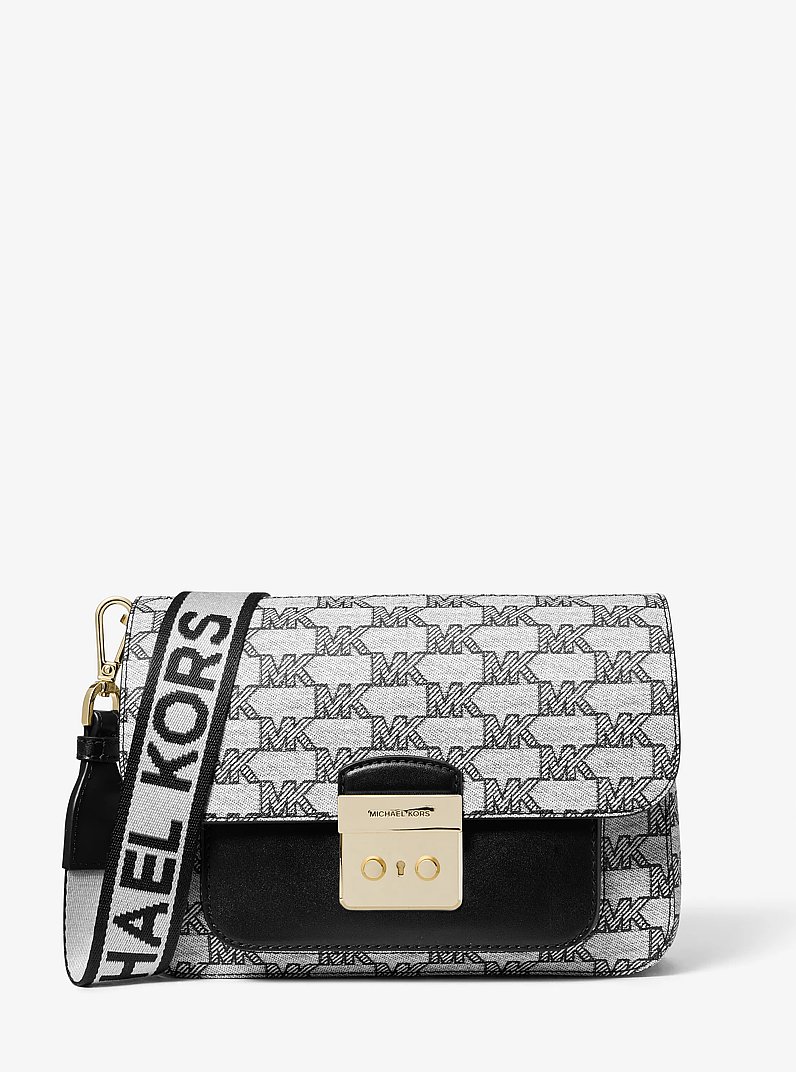 Sloan Editor Medium Logo Shoulder Bag