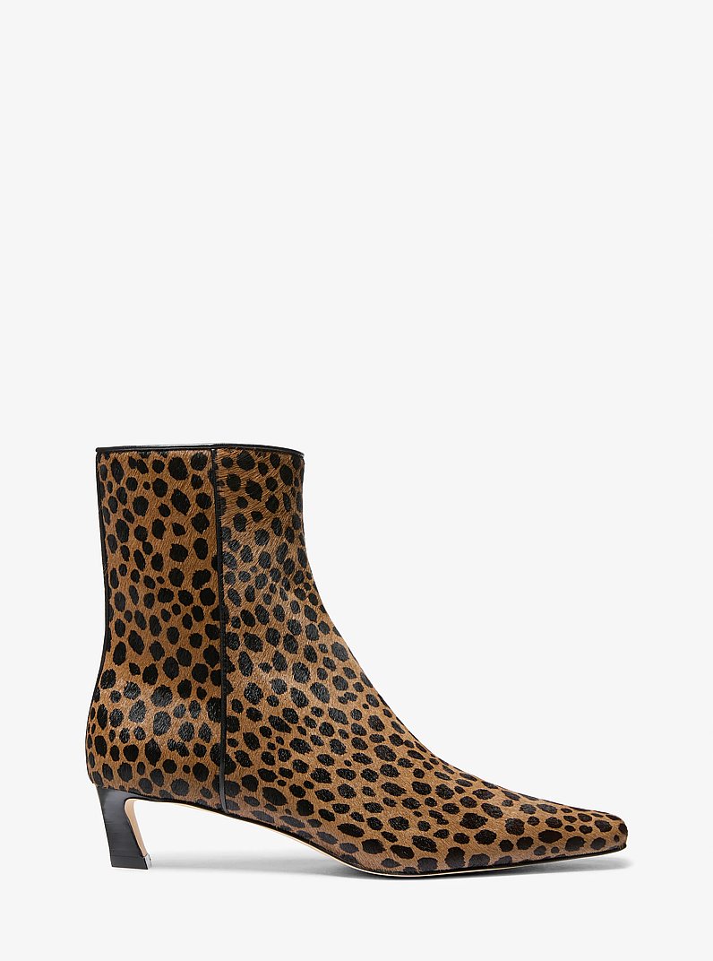 Cosmo Cheetah Print Calf Hair Boot in HUSK MULTI | Michael Kors