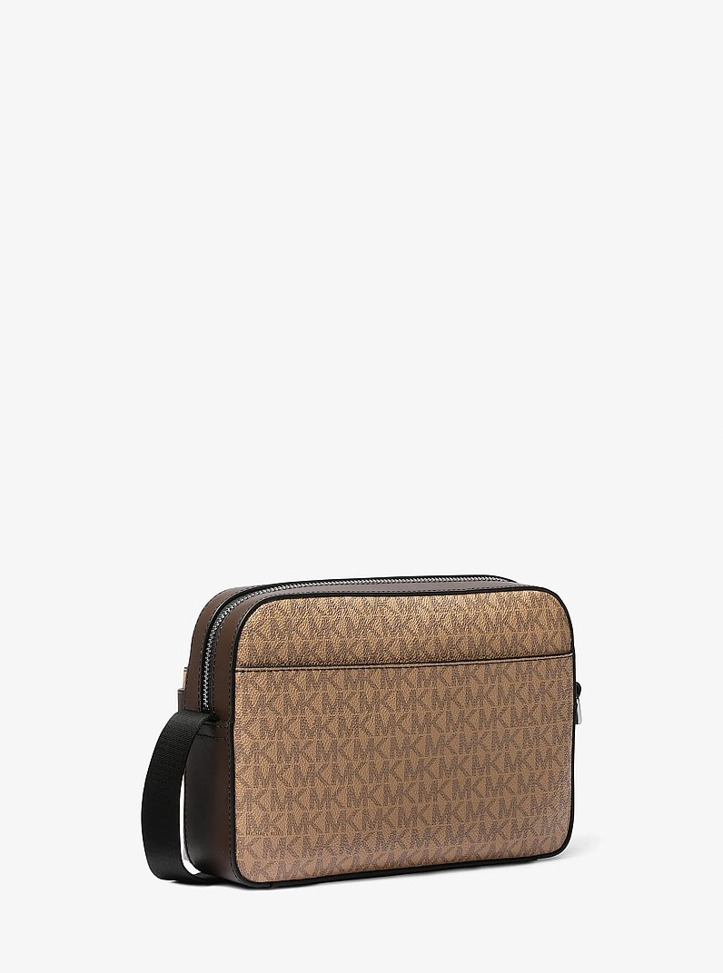 Hudson Logo Utility Crossbody Bag in HUSK | Michael Kors