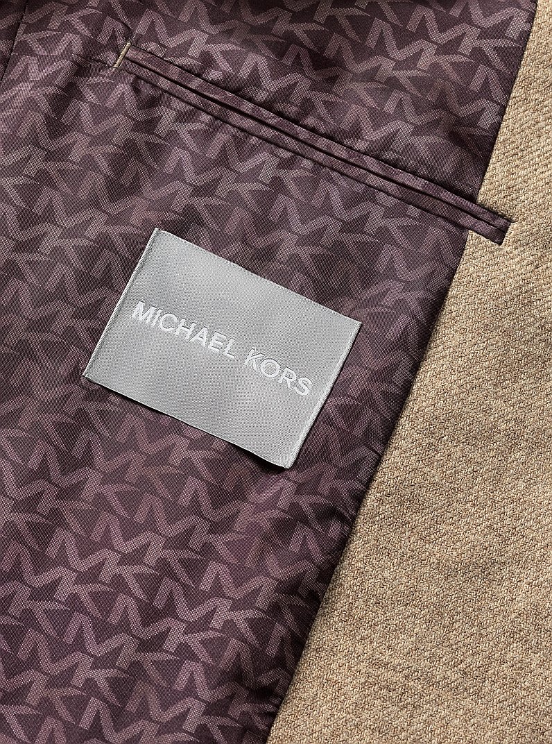 Americana de lana natural in BEIGE | Michael Kors