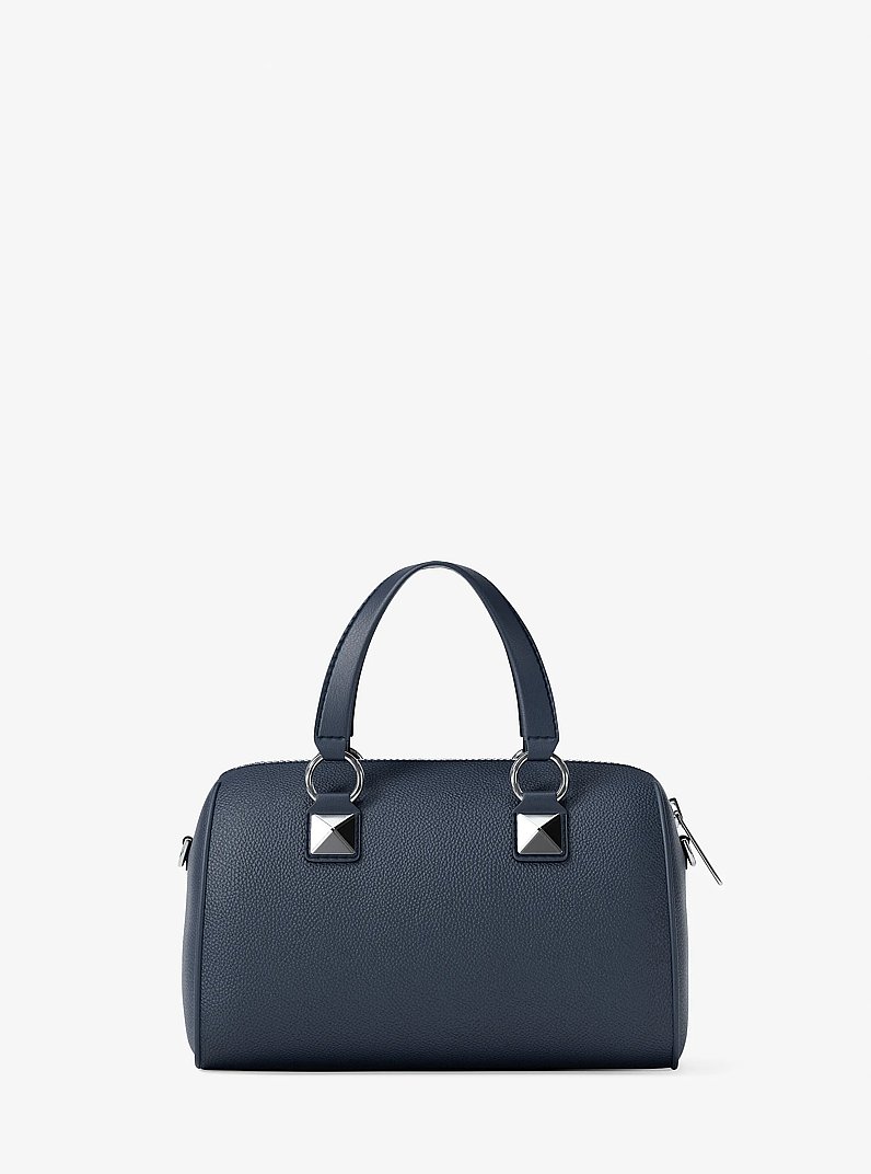 Bandolera Grayson peque&ntilde;a de viaje de piel granulada in AZUL MARINO | Michael Kors