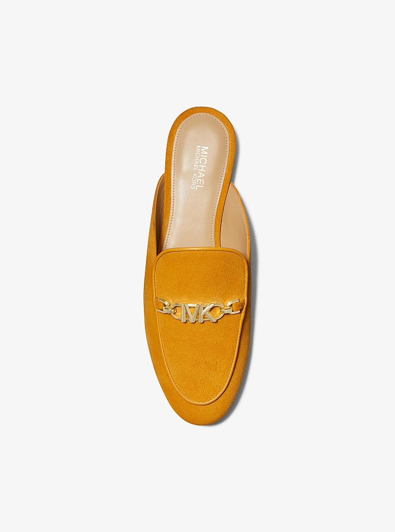 Tiffanie Suede Mule in GOLDEN ROD | Michael Kors