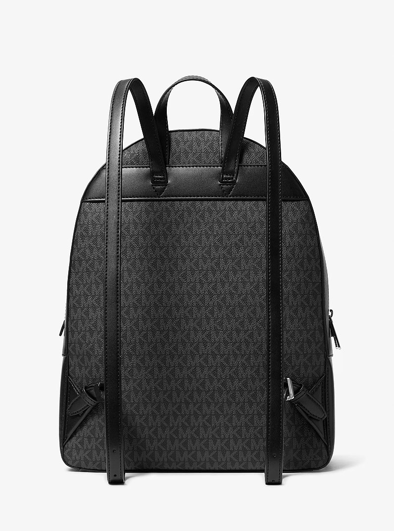 Jaycee Large Logo Backpack in BLACK | Michael Kors