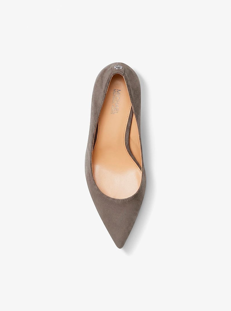 Willa Polyester Microsuede Flex Pump in MUSHROOM | Michael Kors