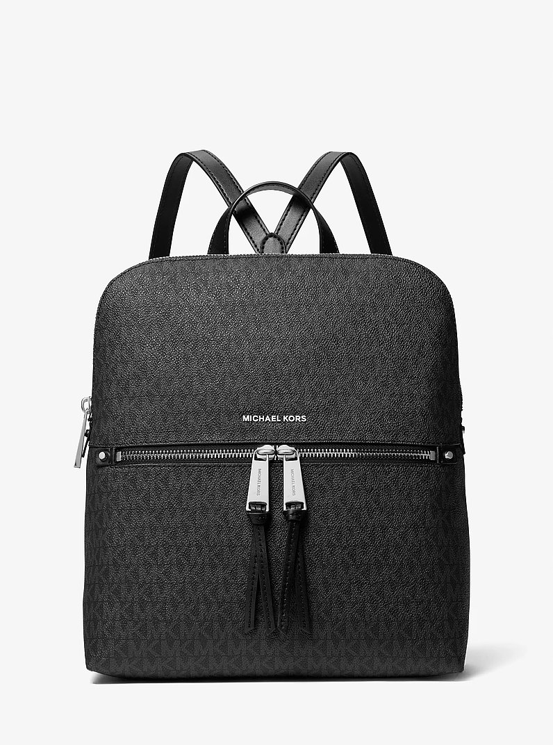 Rhea Medium Logo Slim Backpack