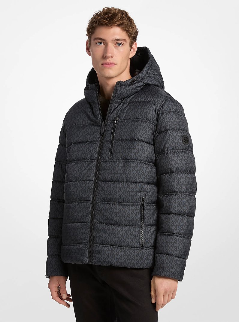 Signature Logo Reversible Jacket in BLACK - Sale | Michael Kors [US]