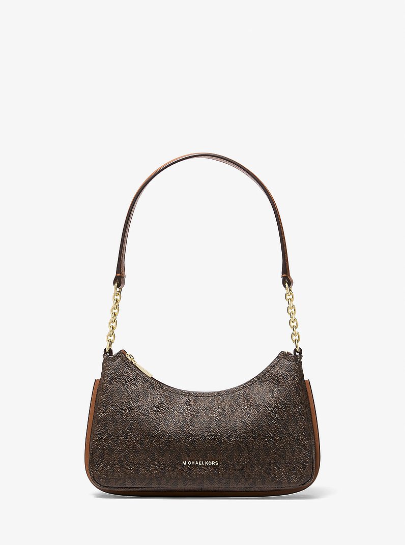 Tr&egrave;s petite pochette Nolita avec cha&icirc;ne &agrave; logo Signature in BRUN/NOISETTE | Michael Kors