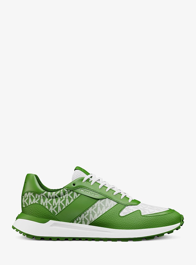 Dax Ombr&eacute; Signature Logo Trainer in JUNGLE | Michael Kors