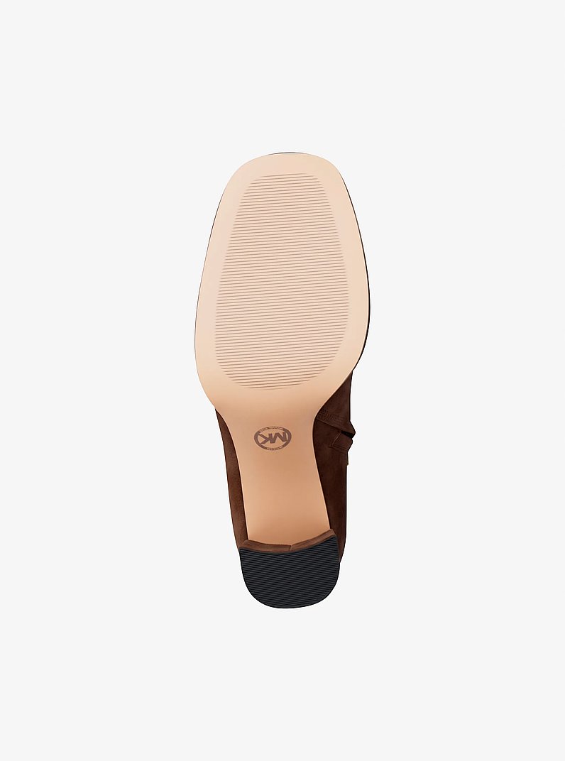 Vienna Polyester Microsuede Boot in NUTMEG | Michael Kors