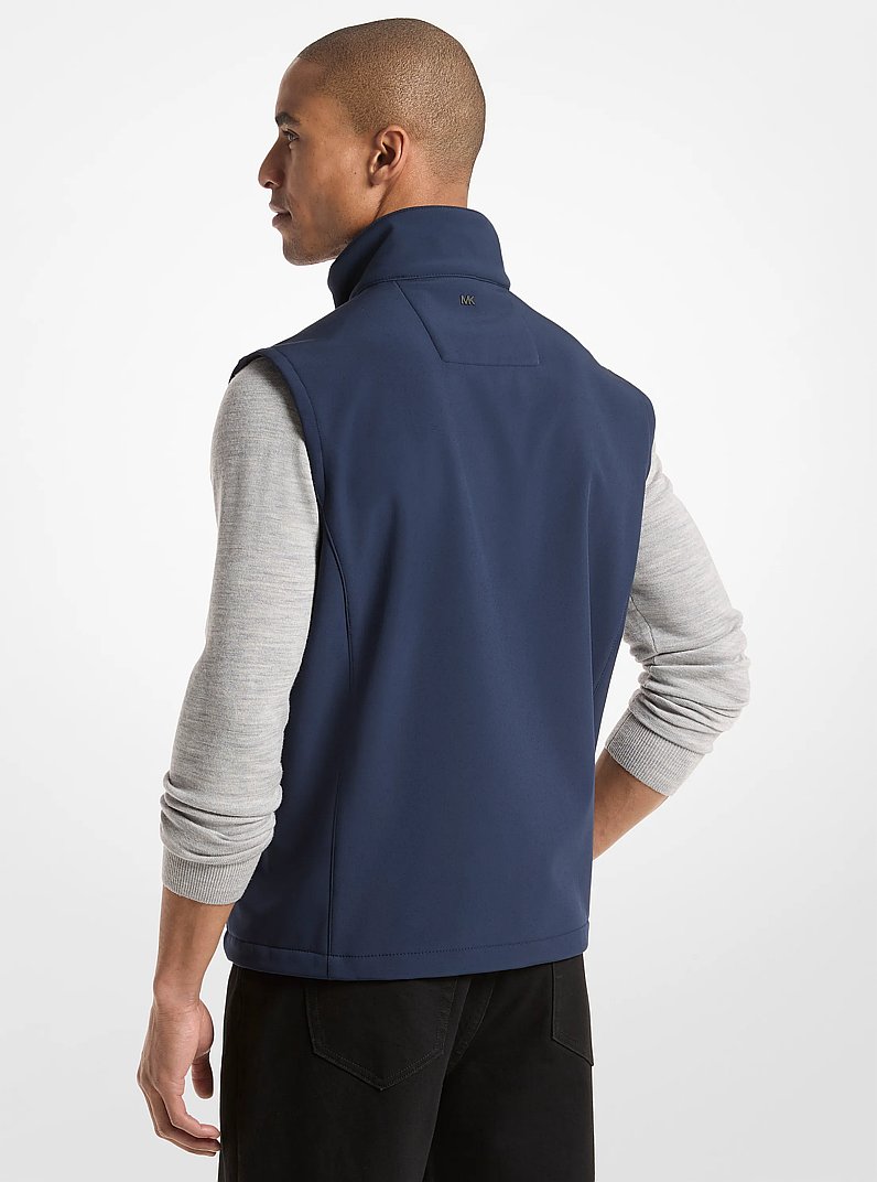 Gilet &agrave; fermeture &eacute;clair in BLEU DE MINUIT | Michael Kors