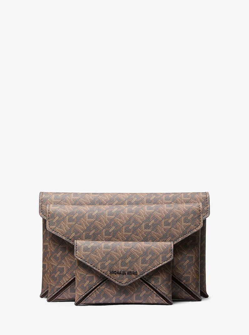 Portefeuille enveloppe 3-en-1 Jordi &agrave; logo Empire Signature