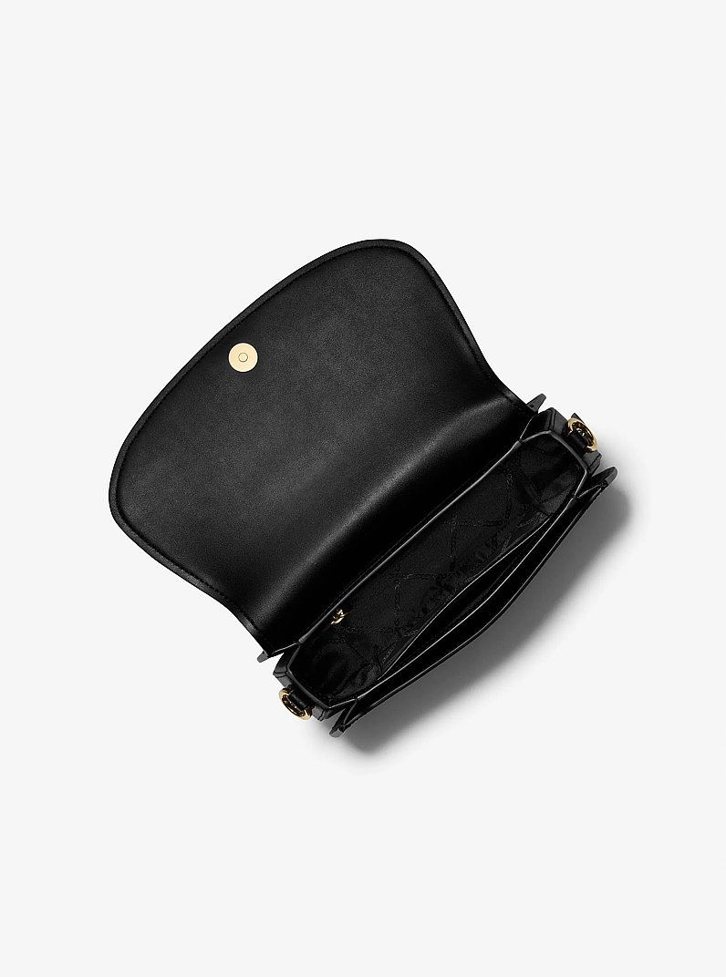 Mila Medium Leather Messenger Bag
