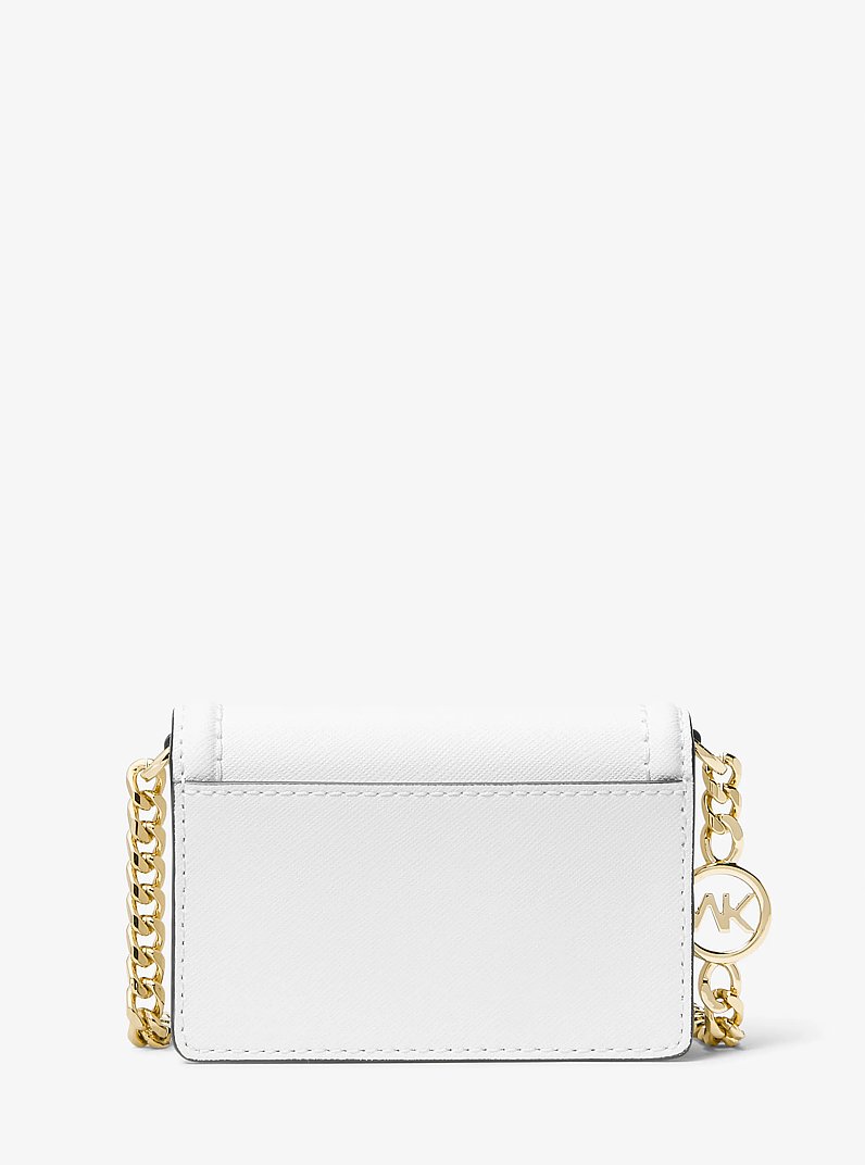 Jet Set Small Saffiano Leather Envelope Crossbody Bag