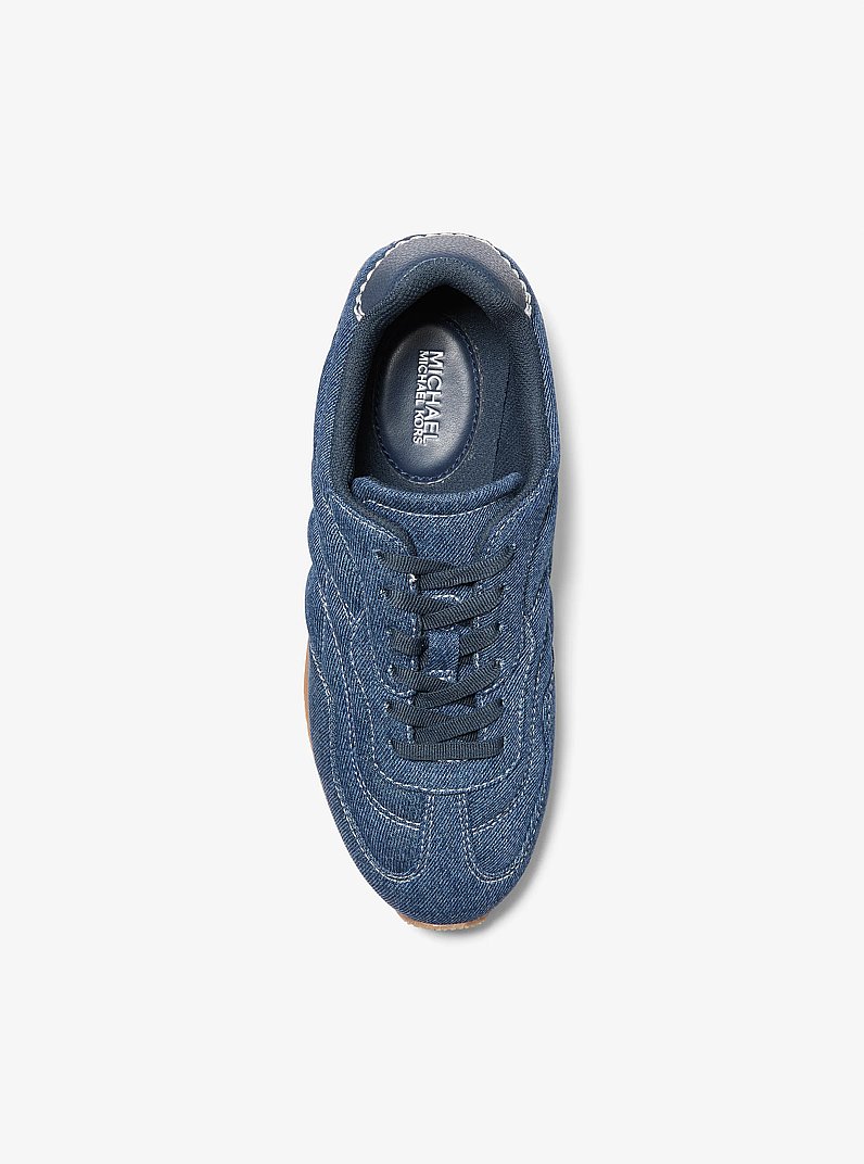 Essex Denim Trainer in DK VT BLUWSH | Michael Kors