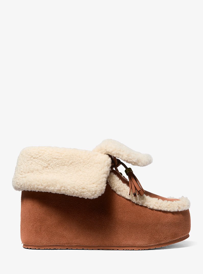 Effie Suede Boot in LUGGAGE | Michael Kors