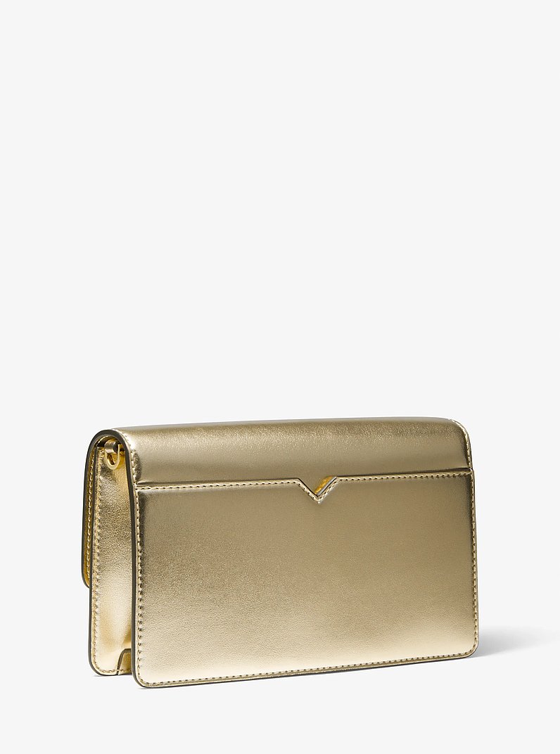 Cece Medium Metallic Clutch