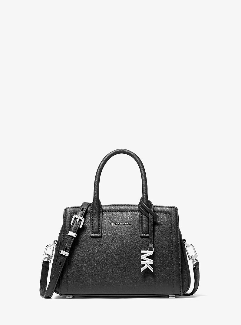 Umh&auml;ngetasche Laila Extra-Small aus Leder in SCHWARZ | Michael Kors