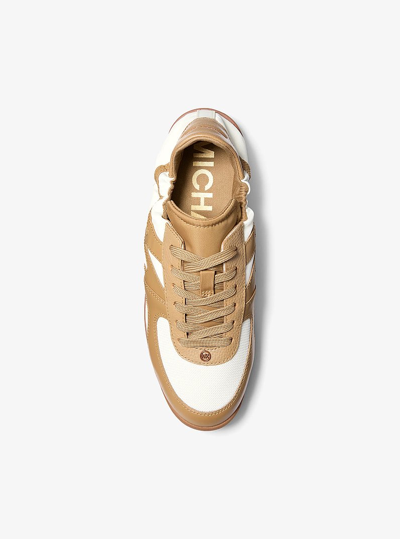 Colt Nylon and Mesh Trainer in BURNT KHAKI | Michael Kors