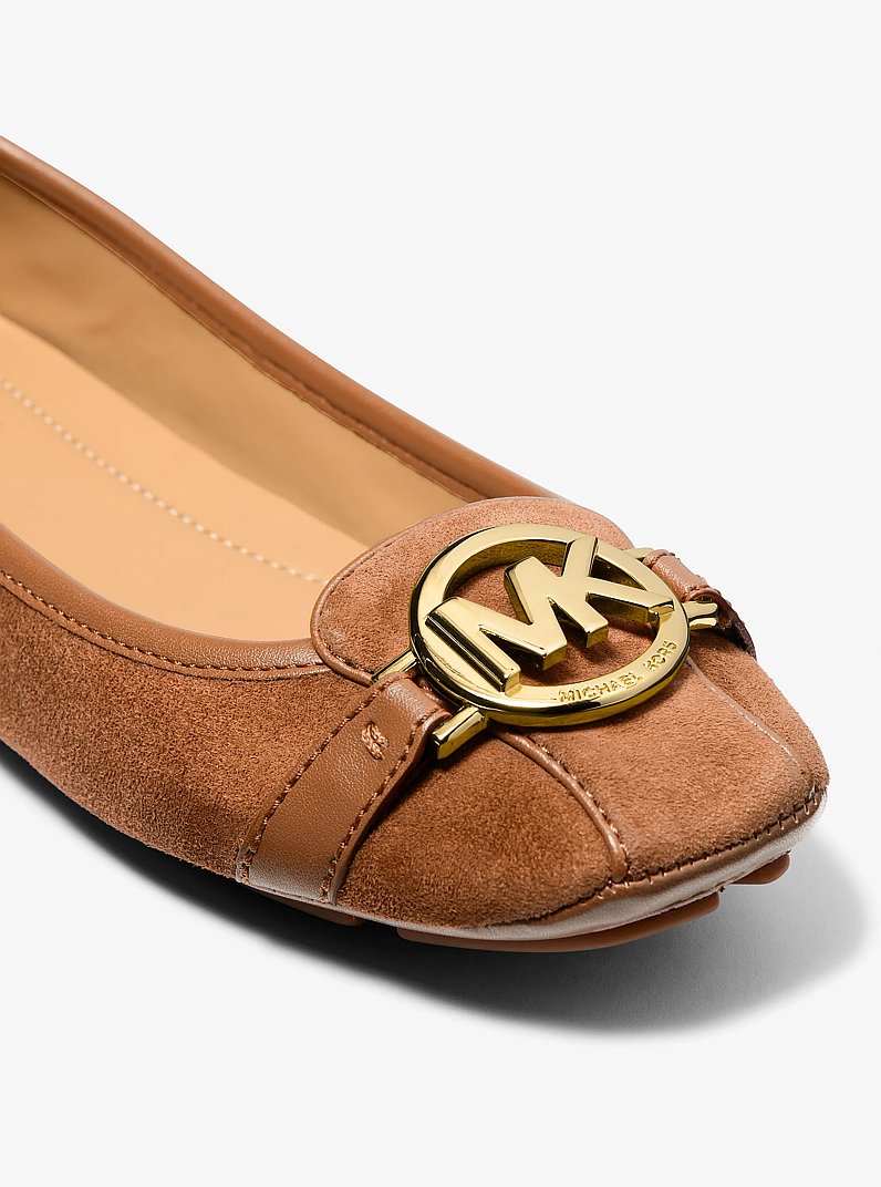 Fulton Suede Moccasin in LUGGAGE | Michael Kors