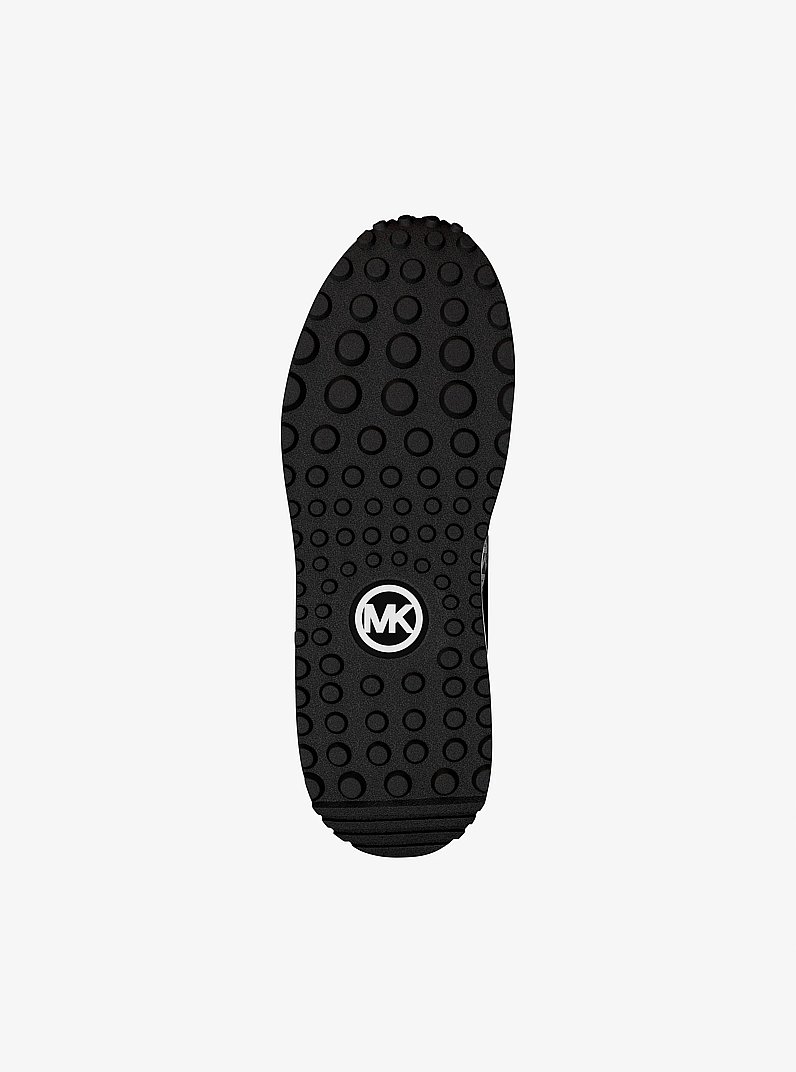 Dax Ombr&eacute; Signature Logo Trainer in BLACK | Michael Kors