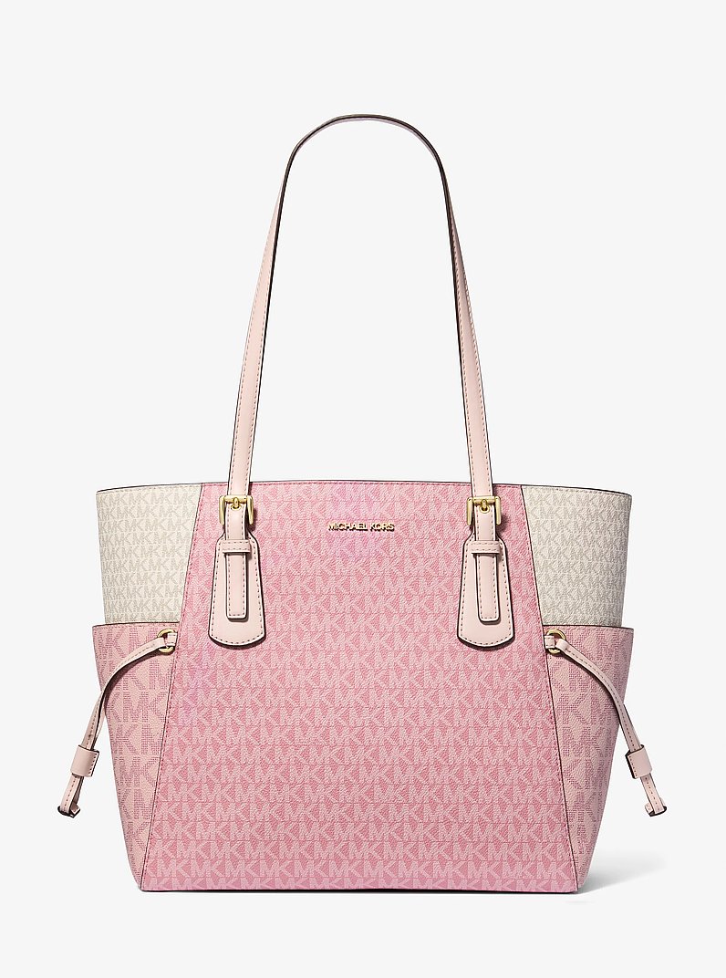 Bolso tote Voyager grande de bloques de color con logotipo de la marca in ROS&Aacute;CEO POLVORIENTO MULTICOLOR | Michael Kors