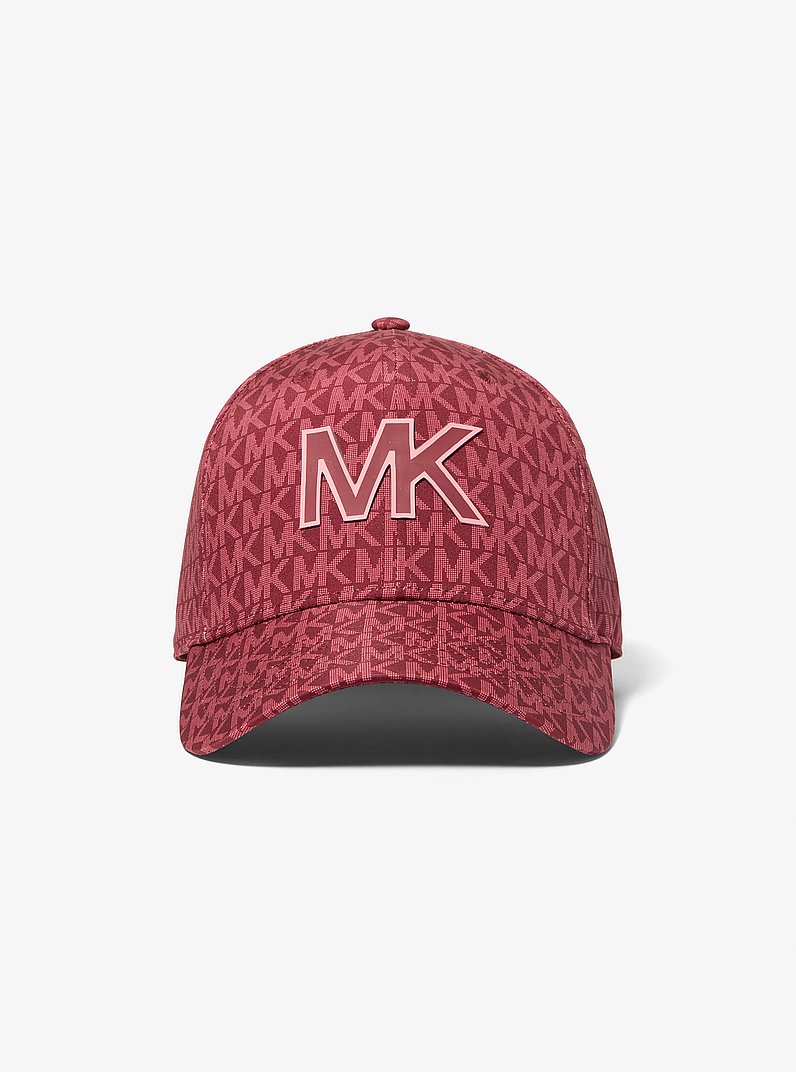 ?NWT Michael Kors Signature Logo Cap Signature Logo Baseball Hat in BLACK - Sale | Michael Kors [US] main image 2